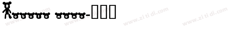 Roboto momo字体转换